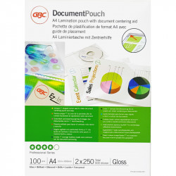 A4 Lamination Pouch with Document Centering Aid Professional Series, GBC