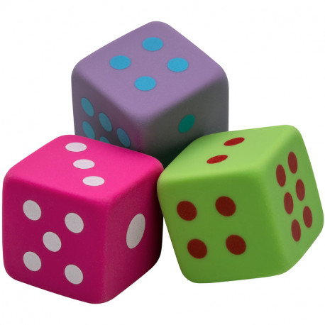 Eraser Dice 3pcs., Wedo