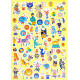 Sticker Book Animals A4 8 sheets, Creative Craft