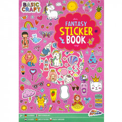 Sticker Book Fantasy A4 8 sheets, Creative Craft