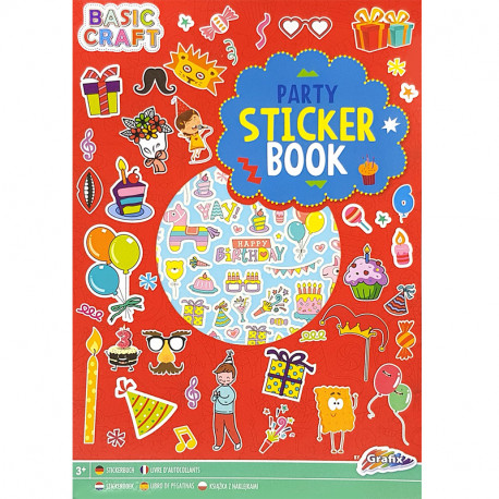 Sticker Book Party A4 8 sheets, Creative Craft