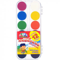 Akvareļu krāsas 12 krāsas, Gamma