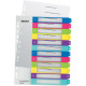 Indices Printable PP A4+ 1-12 Leitz WOW