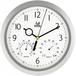 Wall Clock TA Thermo/Hygro, Pearl