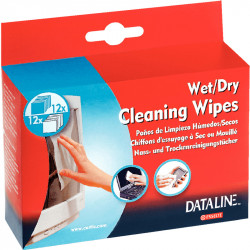 Wet/Dry Cleaning  Wipes Dataline 67120, Esselte