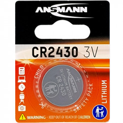 Button Cell Battery CR2430 3V Lithium, Ansmann