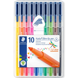 Triangular fibre-tip pen triplus® color 323 10pcs., Staedtler