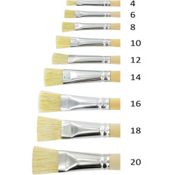 Bristle Brushes no.4–20, KUM