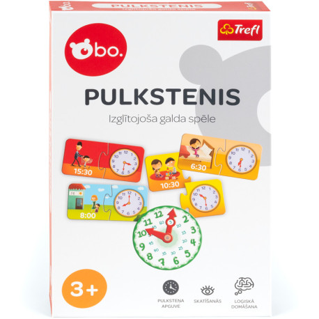 Educational Game Clock (latvian), Trefl