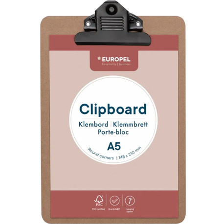 Clipboard MDF A5–A3, Europel