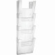 Wall Brochure Holder 4xA4 Vertical, Europel