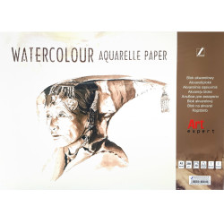 Akvareļu papīra bloks A3 250g/m² 10 lapas ArtExpert, Kreska
