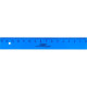 Plastic Ruler for Lefthanders 15cm, Wedo