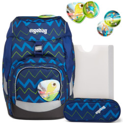 Backpack Ergobag Prime Set Soccer FanBear