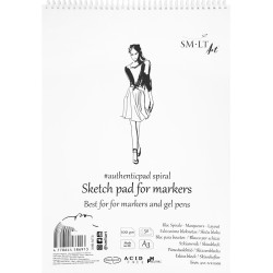 Sketch pads Authentic Marker A3 100g/m² 50 sheets, Smiltainis
