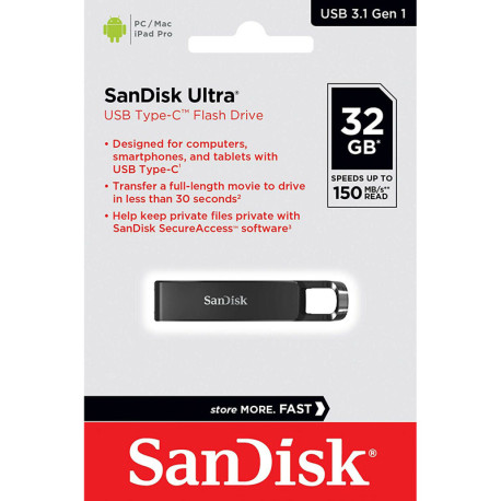 Zibatmiņa USB Type-C SanDisk Ultra