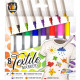 8 Textile Markers, Grafix