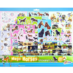Mega Horses Stickerset 500pcs, Grafix