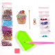 Diamond Painting Keyring Cupcake, Grafix