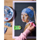 Dimantu glezna Meitene ar pērļu auskaru 40x50cm, Craft Sensations