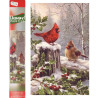 Diamond Painting Christmas Birds 40x50cm, Craft Sensations