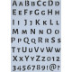 Stencil Set ABC123 4pcs., Craft Sensations