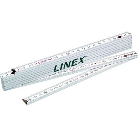 Linex wooden folding ruler 2m