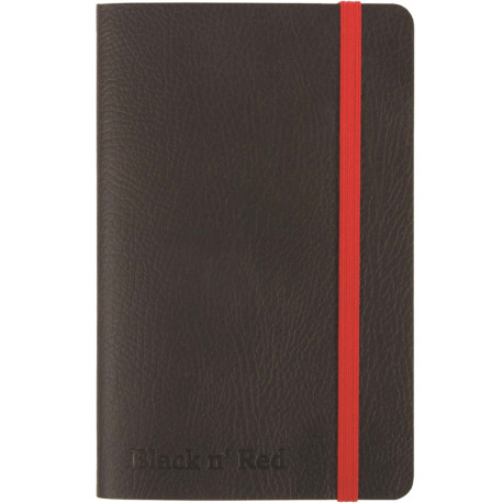 Piezīmju grāmatiņa Black n´Red A6/72 lp. līnijas mīksti vāki, Oxford