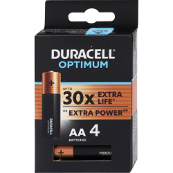 Baterija Duracell® Optimum AA 1.5V 4gab., Procter & Gamble