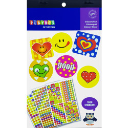 Sticker Pad Smiling Faces, Playbox