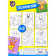 Colouring Book Animals A4 64 Sheets, Grafix
