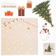Ziemassvētku kartīšu izgatavošanas komplekts nr.2 12gab., Craft Sensations