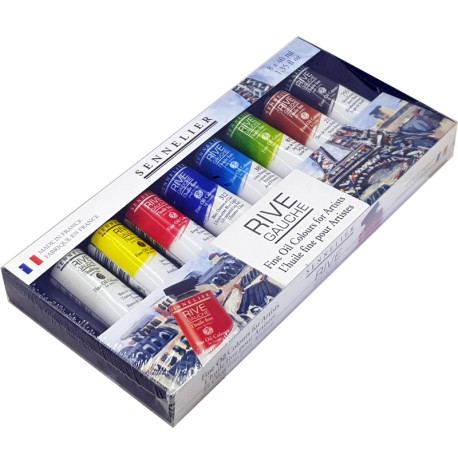 Fine Oil Colours for Artists 8x40ml, Sennelier