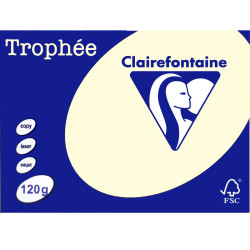 Krāsains papīrs Trophee A4 120g/m², Clairefontaine