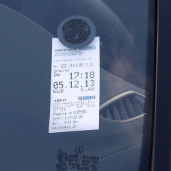 Parking Ticket Holder ⌀30mm 2pcs., Wedo