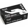 Black Nitrile Gloves S/M/L 100pcs., Paclan Expert