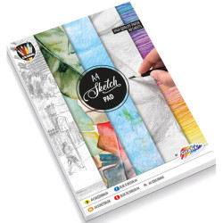 Sketch Pad A4 70g/m² 80 Sheets, Grafix