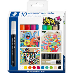 Lumocolor® paint marker set 349 C10, Staedtler