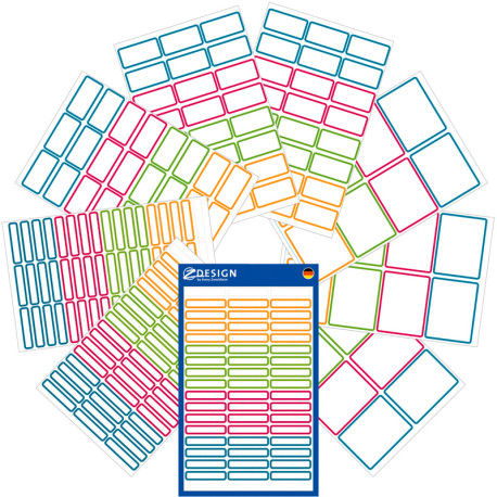 Vārda uzlīmju komplekts 249gab., Avery Zweckform