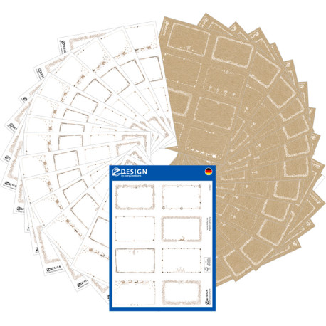 Rectangular labels 208pcs., Avery Zweckform