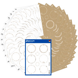 Round labels Xmas 204pcs., Avery Zweckform