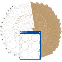 Round labels 204pcs., Avery Zweckform