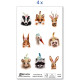 Stickers 51035 (Aquarelle/Boho), Avery Zweckform