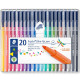 Flomāsteri 323 Triplus® Color 20 krāsas, Staedtler