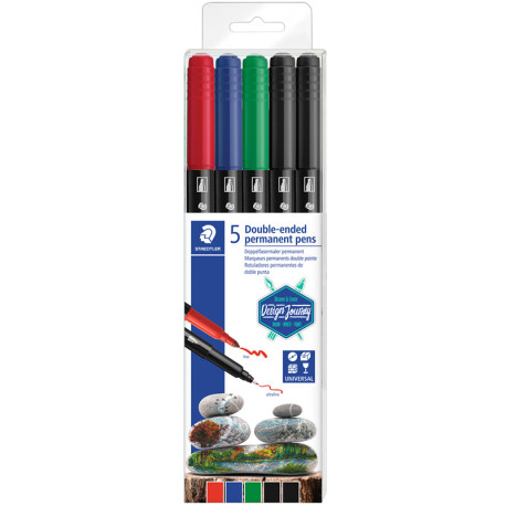 Double-ended permanent pen 3187TB, Staedtler