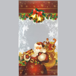 Christmas Treat Bag Santa Claus 20x38cm