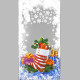 Christmas Treat Bag Sock  20x38cm 100pcs.
