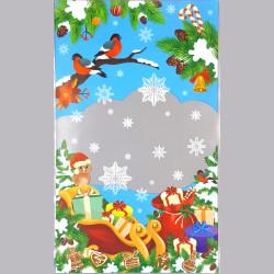 Christmas Treat Bag Christmas Birds 20x33cm 100pcs.