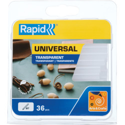 Glue Sticks Universal Transparent ⌀7mm, Rapid