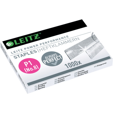 Leitz Power Performance P1 Staples 1000pcs.